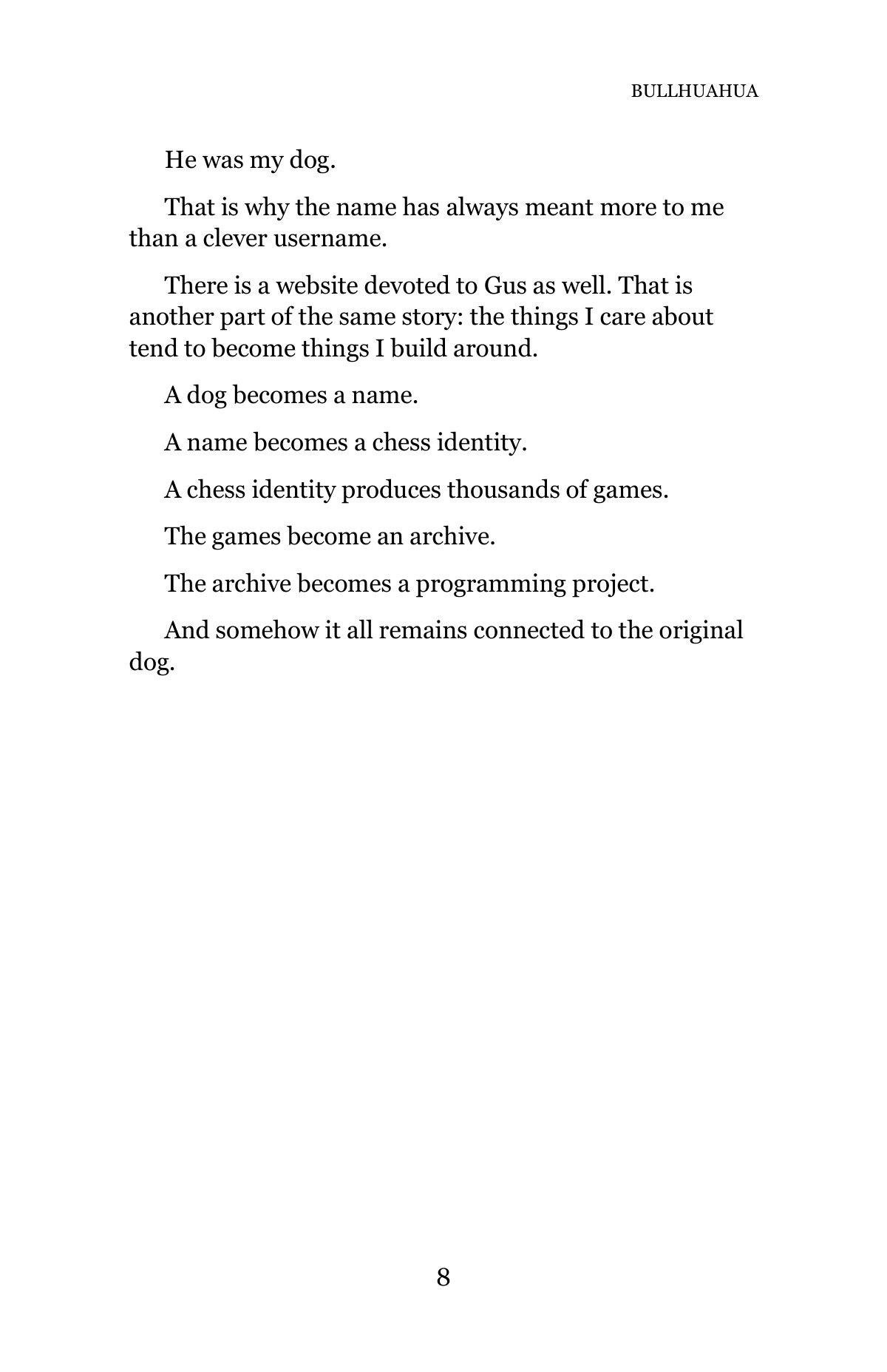 BULLHUAHUA — A Life in Chess — Page 8