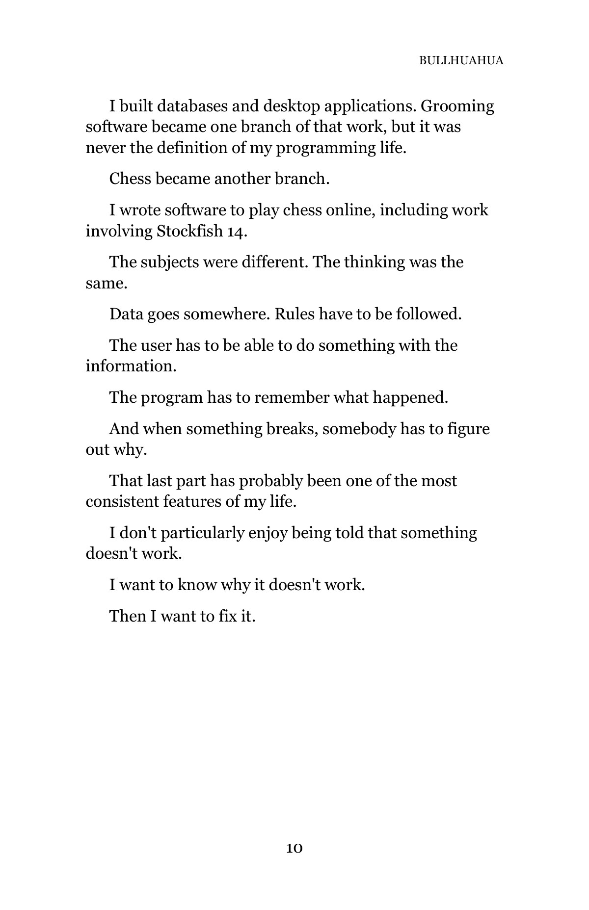 BULLHUAHUA — A Life in Chess — Page 10