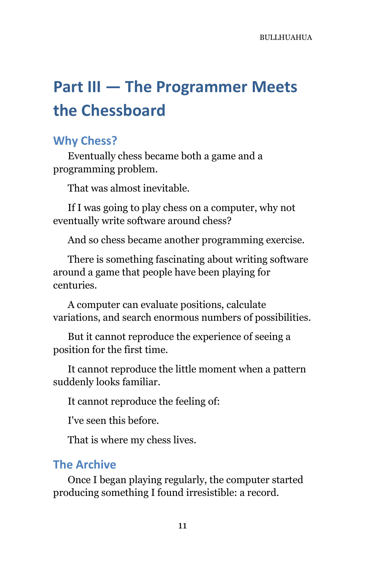 BULLHUAHUA — A Life in Chess — Page 11