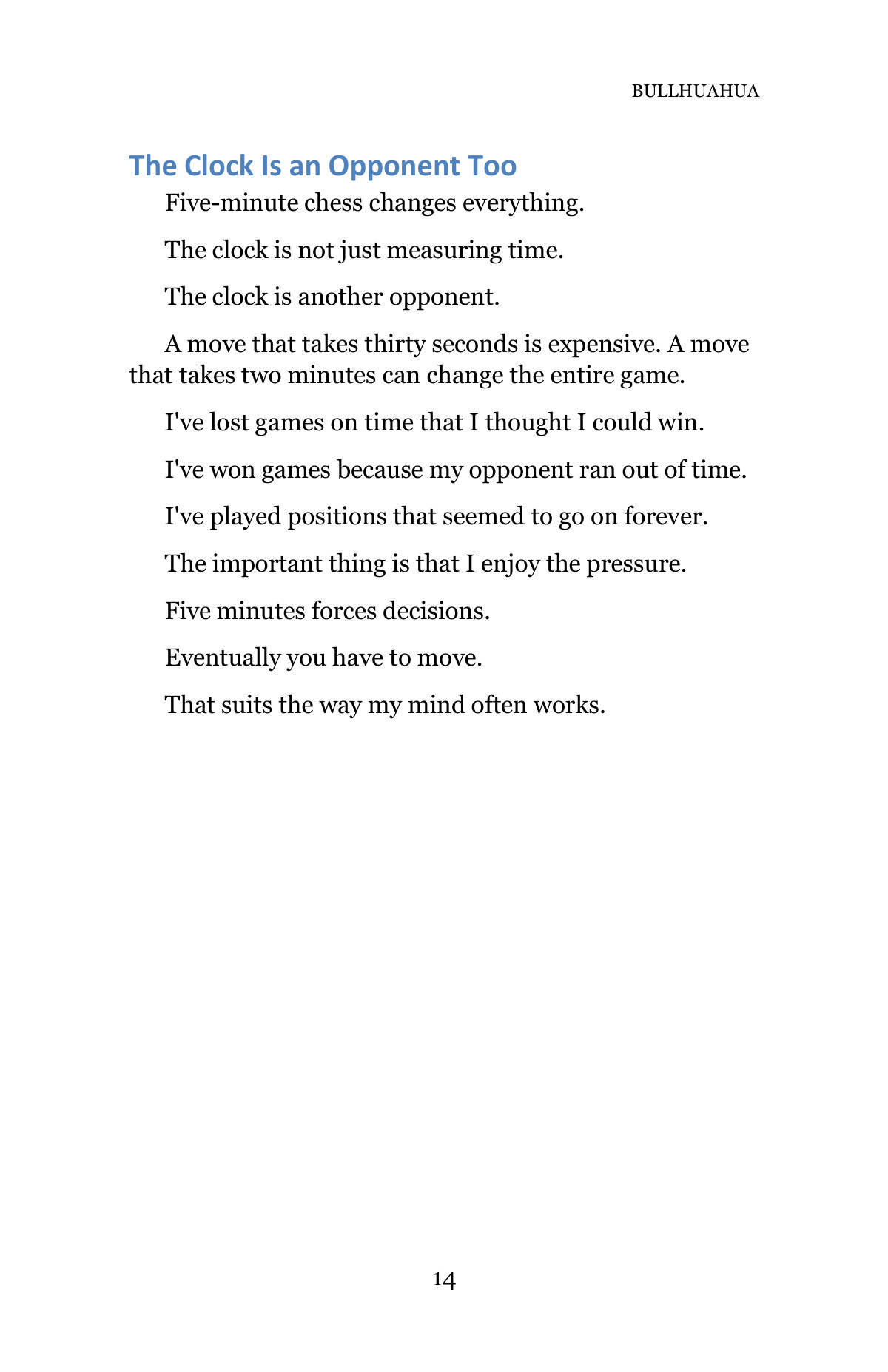 BULLHUAHUA — A Life in Chess — Page 14