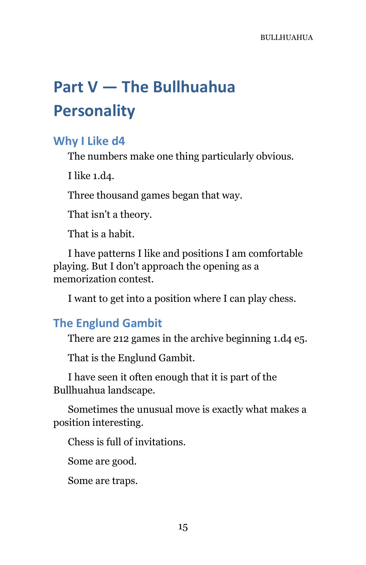 BULLHUAHUA — A Life in Chess — Page 15