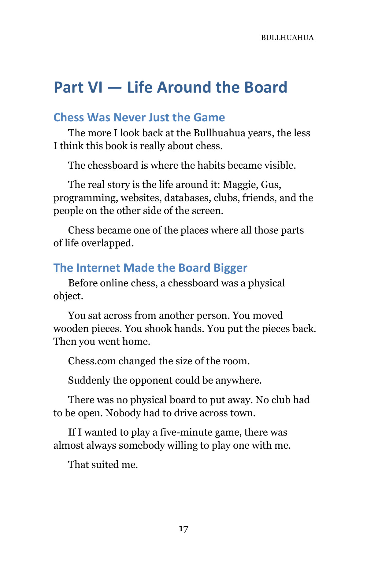 BULLHUAHUA — A Life in Chess — Page 17