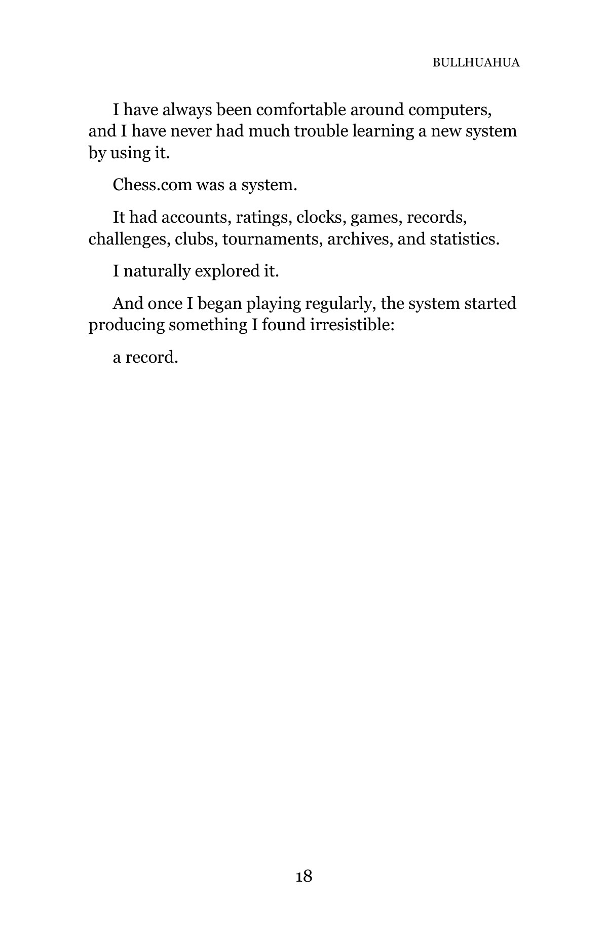 BULLHUAHUA — A Life in Chess — Page 18