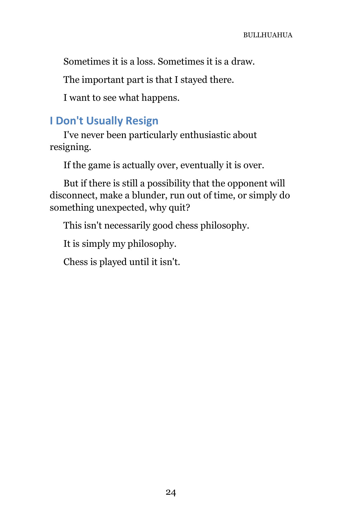 BULLHUAHUA — A Life in Chess — Page 24