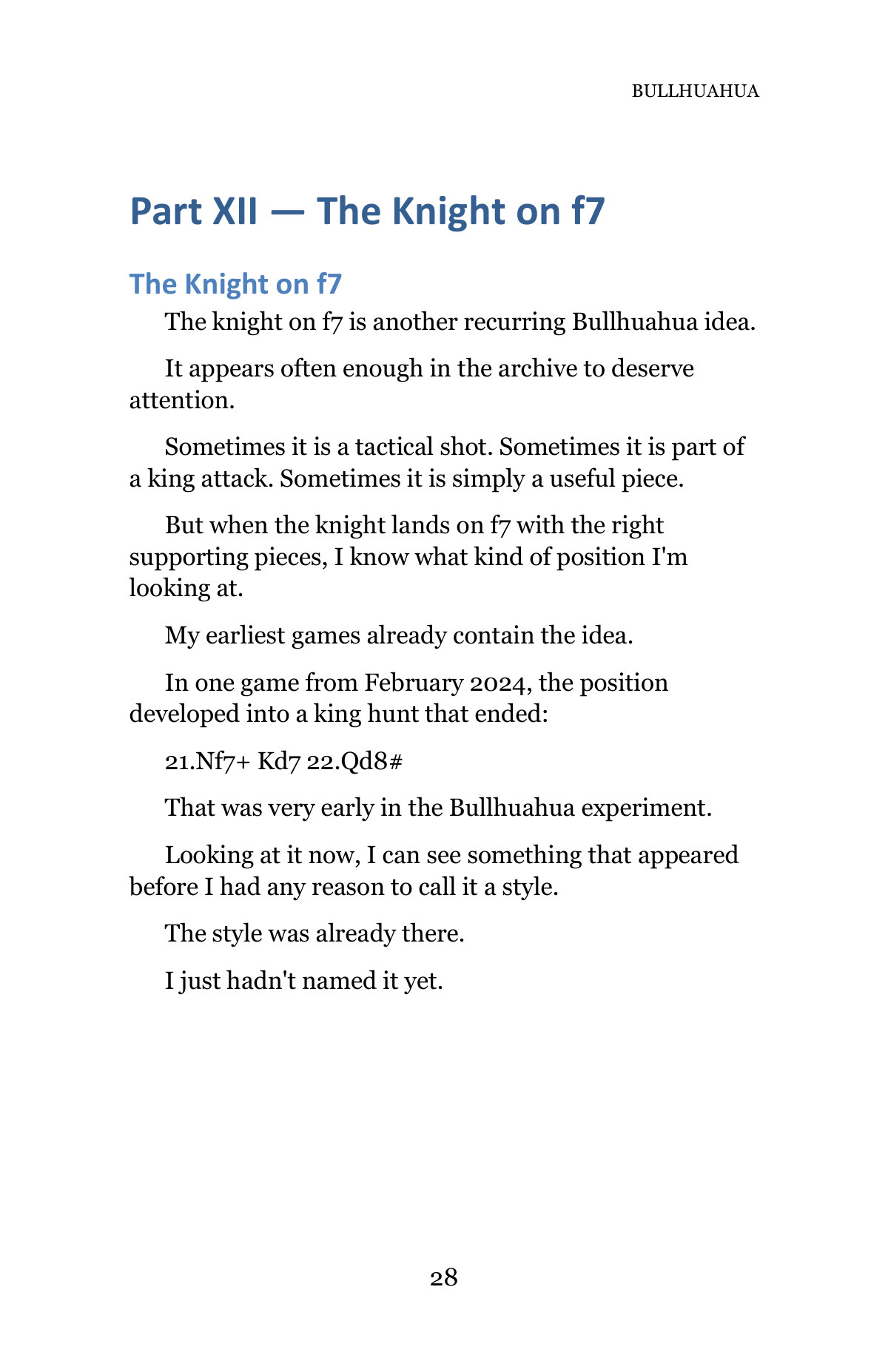 BULLHUAHUA — A Life in Chess — Page 28