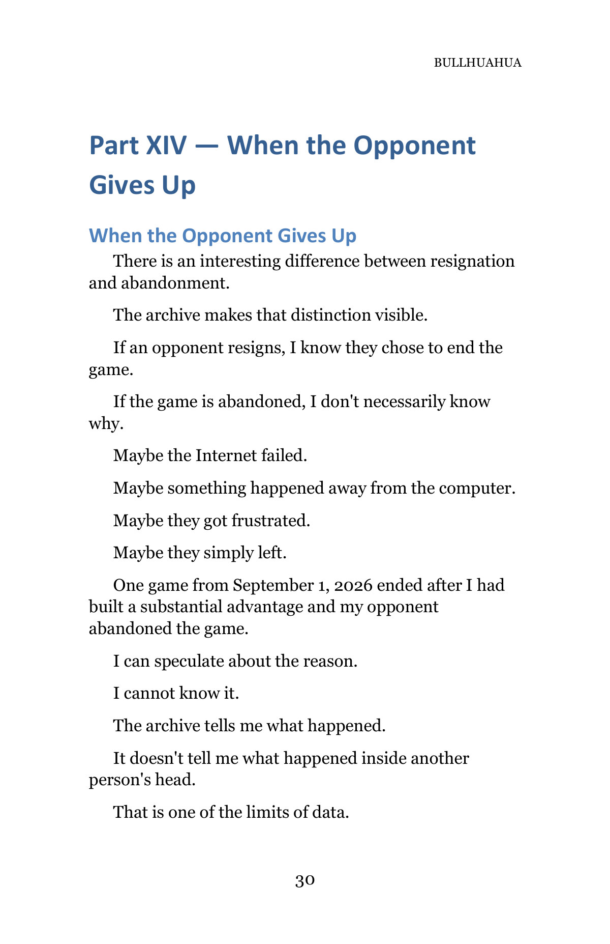 BULLHUAHUA — A Life in Chess — Page 30
