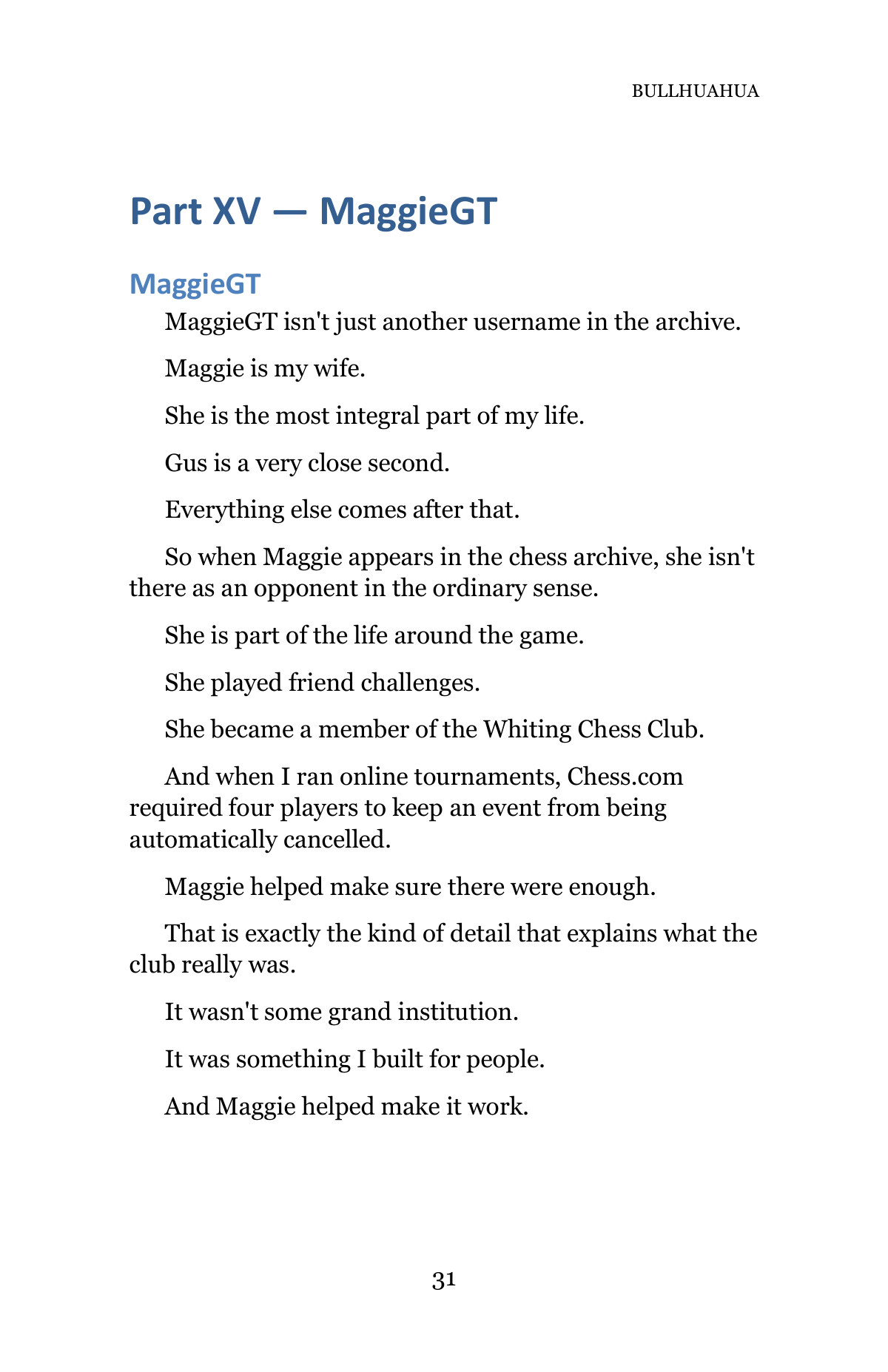 BULLHUAHUA — A Life in Chess — Page 31