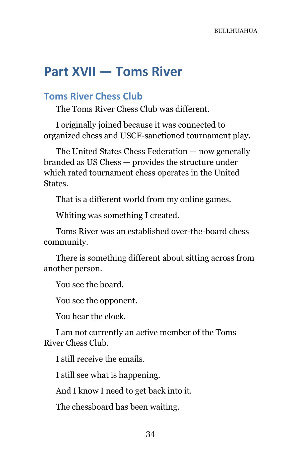 BULLHUAHUA — A Life in Chess — Page 34