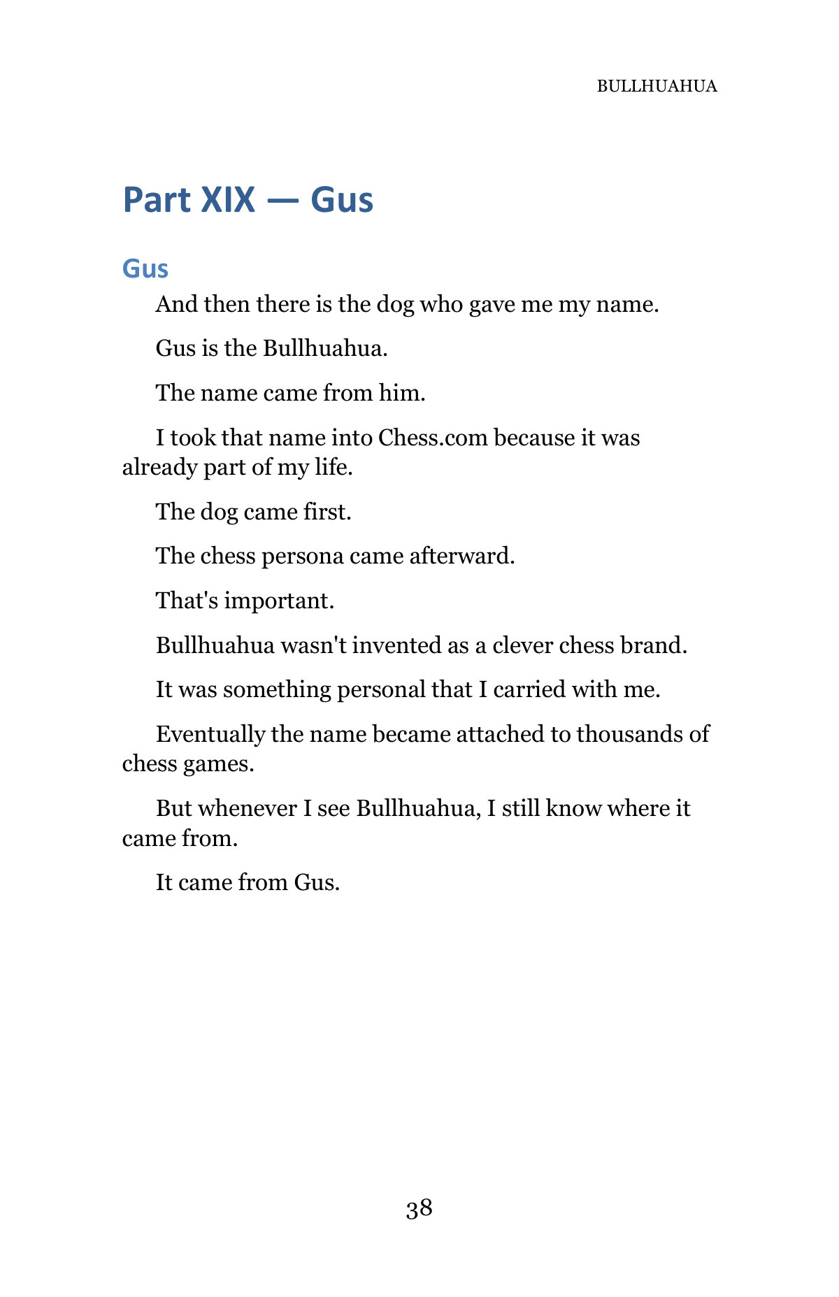 BULLHUAHUA — A Life in Chess — Page 38