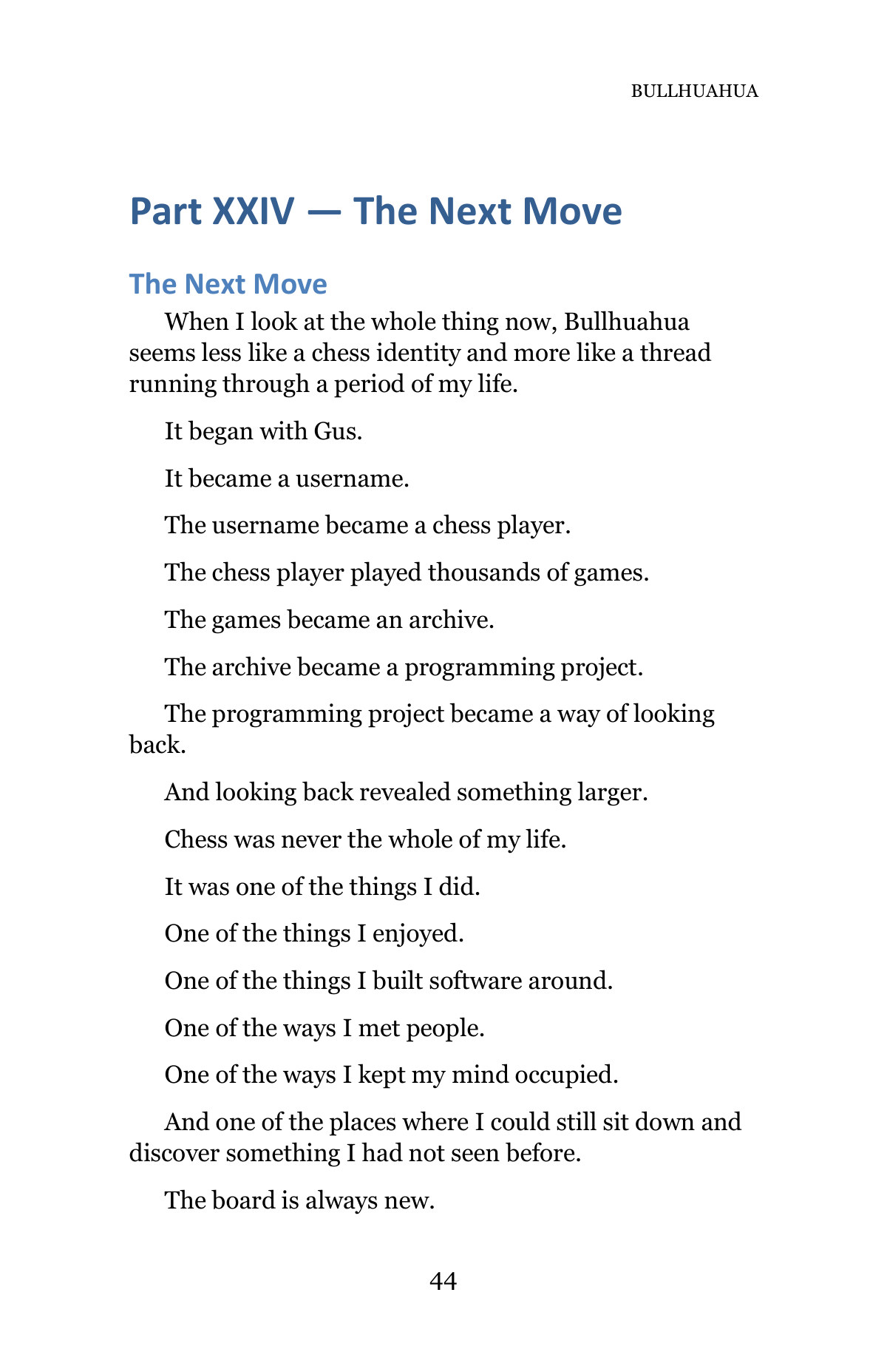 BULLHUAHUA — A Life in Chess — Page 44