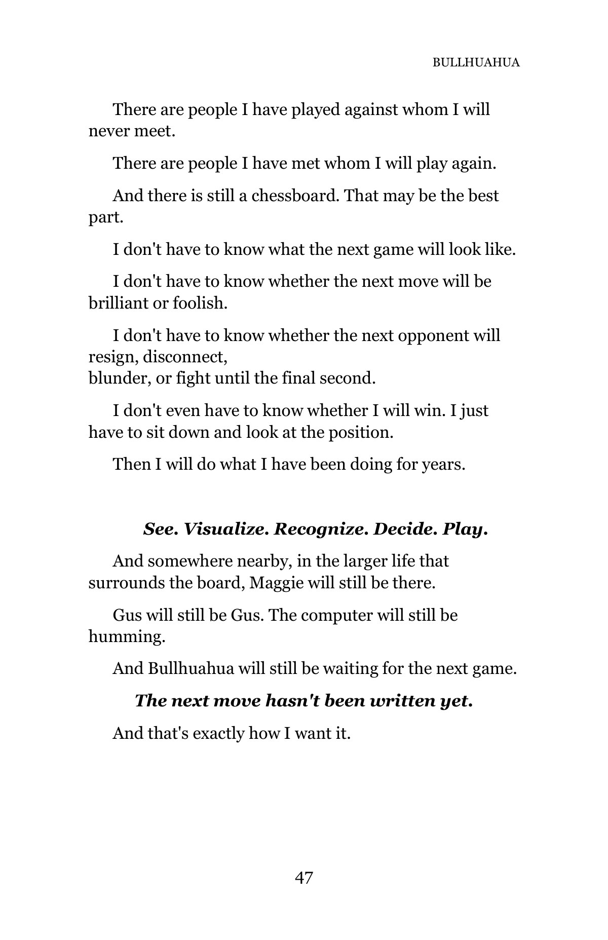 BULLHUAHUA — A Life in Chess — Page 47