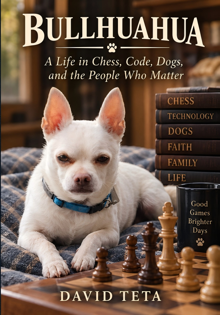 BULLHUAHUA — A Life in Chess, Code, Dogs, and the People Who Matter